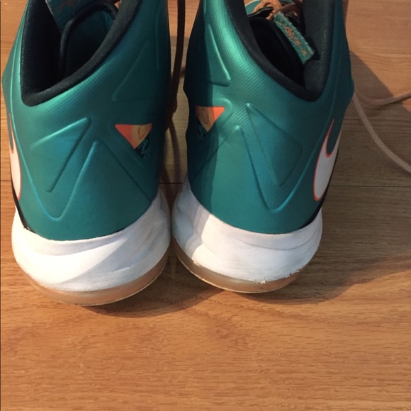 Nike Shoes | Lebron X Nike Air Zoom Miami Dolphins | Poshmark